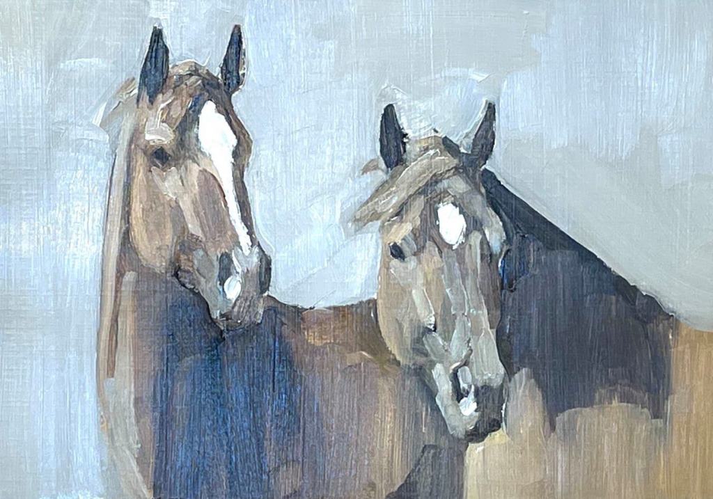Peggy Judy - Horse twins