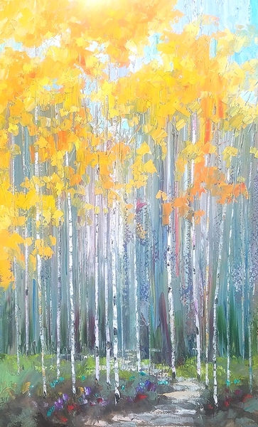 On the Trail of Autumn Light - Troy Collins